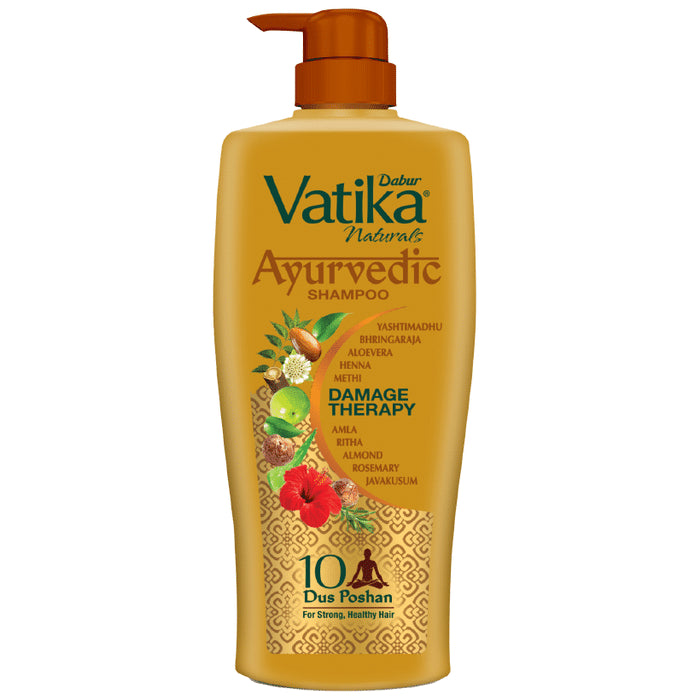 Dabur Vatika Naturals Ayurvedic Shampoo - Classic Derma