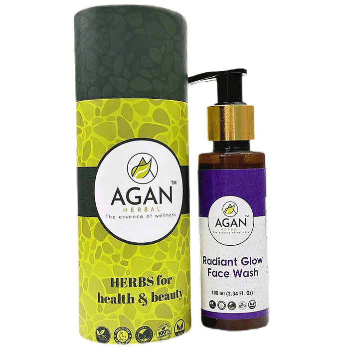 Agan Herbal Radiant Glow Face Wash - Classic Derma