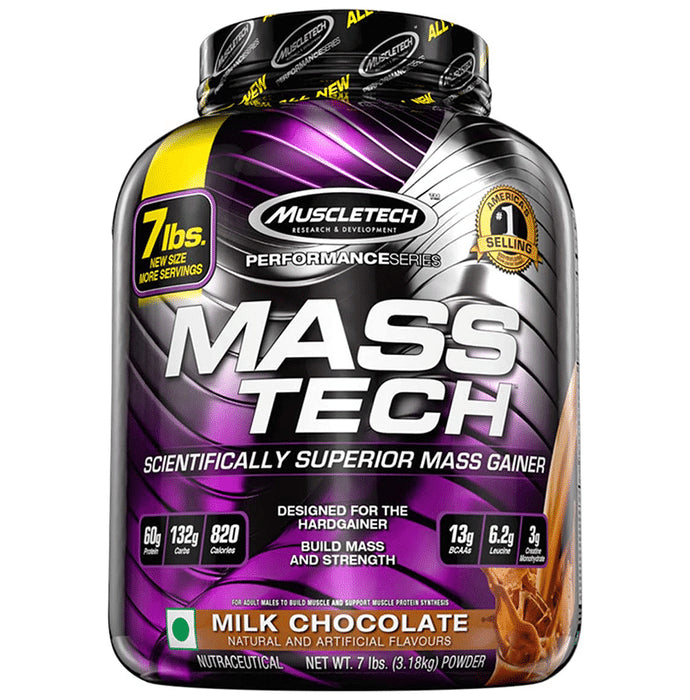 Muscletech Performance Series Mass Tech Milk Chocolate - Classic Derma