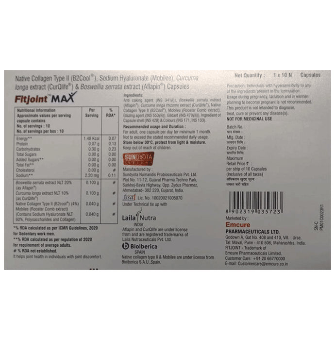 Fitjoint Max Capsule