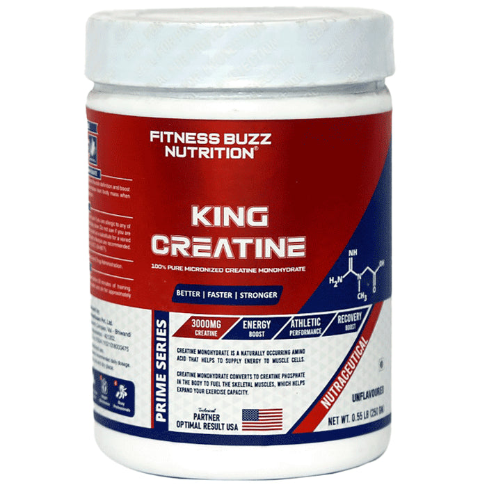 Fitness Buzz Nutrition KIng Creatine Powder - Classic Derma
