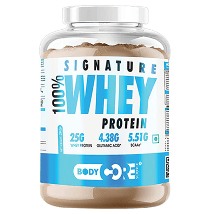 Body Core Science Signature 100% Whey Protein Powder Vanilla - Classic Derma