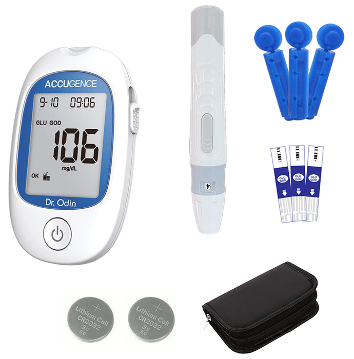 Dr. Odin PM-900 Accugence Multi monitoring Glucose Meter Kit White - Classic Derma