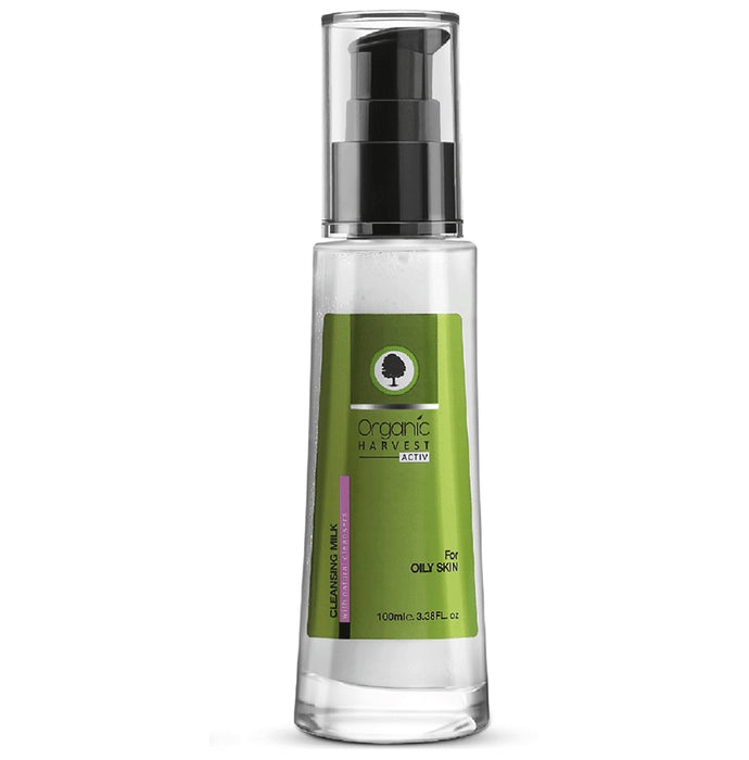 Organic Harvest Activ Cleansing Milk with Natural Cleansers Oily Skin - Classic Derma