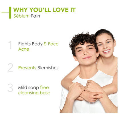 Bioderma Sebium Pain Purifying Cleansing Bar