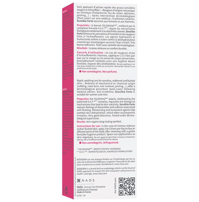 Bioderma Sensibio Forte Rapid Soothing Cream for Sensitive Skin