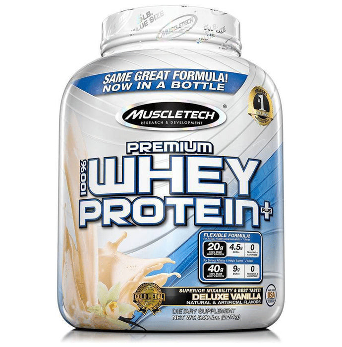 Muscletech Premium 100% Whey Protein Plus Deluxe Vanilla - Classic Derma