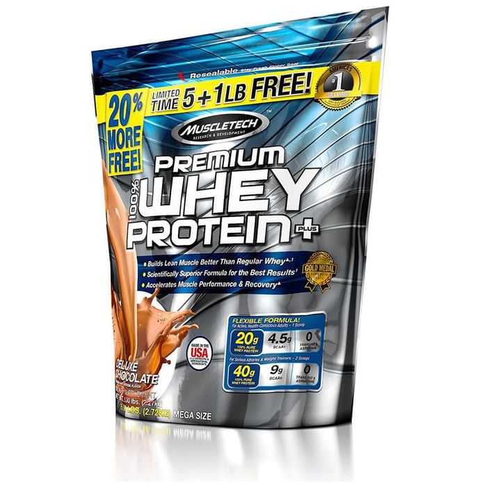 Muscletech Premium 100% Whey Protein Powder Deluxe Chocolate - Classic Derma