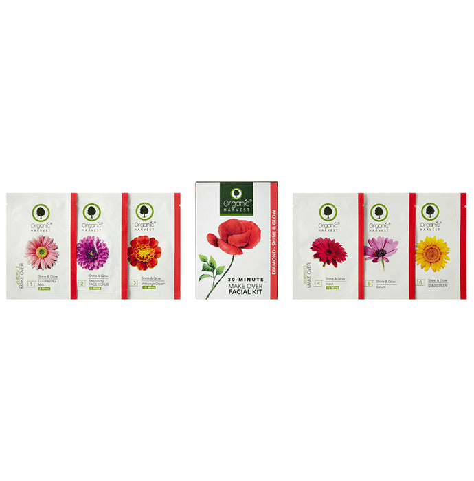 Organic Harvest Diamond - Shine & Glow Facial Kit - Classic Derma