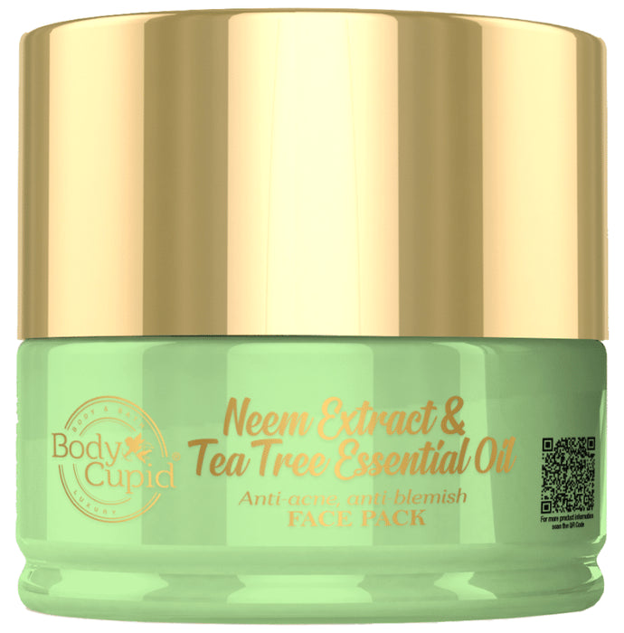 Body Cupid Neem Extract & Tea Tree Essential Oil Face Pack - Classic Derma
