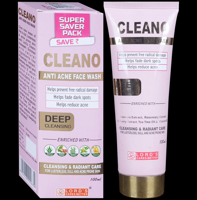 Lord's Cleano Anti Acne Face Wash - Classic Derma
