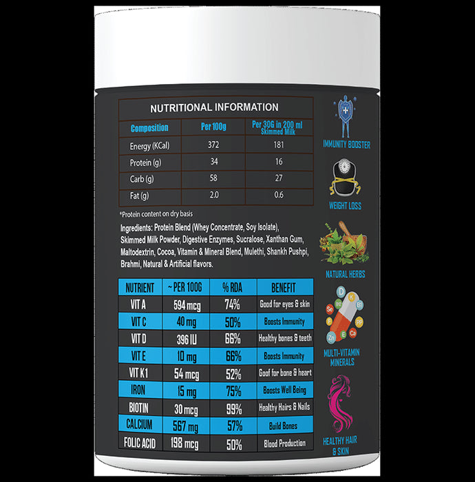 SOS Nutrition Fit & Lean High Protein Slim Meal Shake Double Rich Chocolate