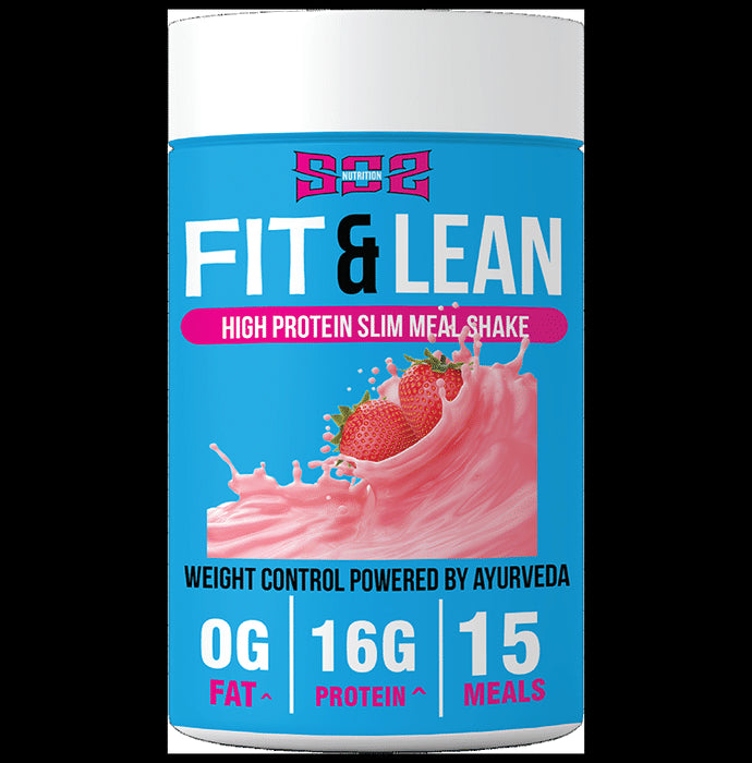 SOS Nutrition Fit & Lean High Protein Slim Meal Shake Strawberry Cream - Classic Derma