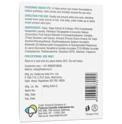 Fix Derma Triple Action Under Eye Cream