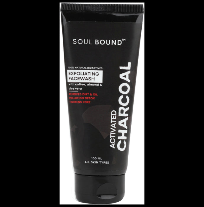 Soul Bound Activated Charcoal Exfoliating Face Wash - Classic Derma