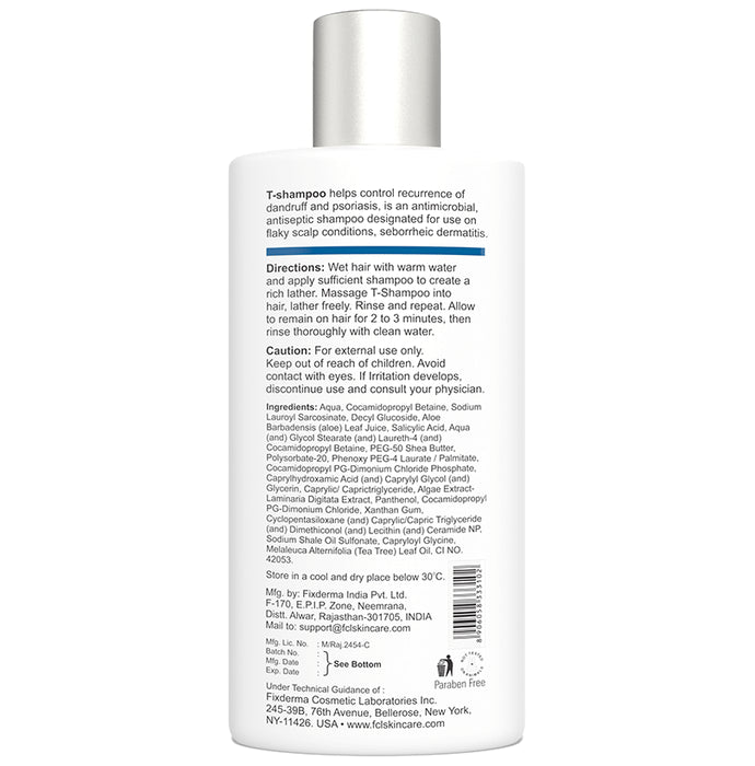 Fixderma Cosmetic Laboratories T-Shampoo Anti Dandruff