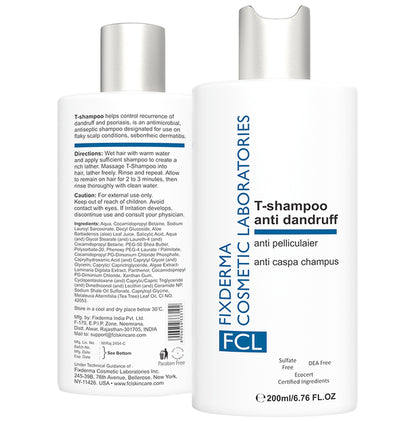 Fixderma Cosmetic Laboratories T-Shampoo Anti Dandruff