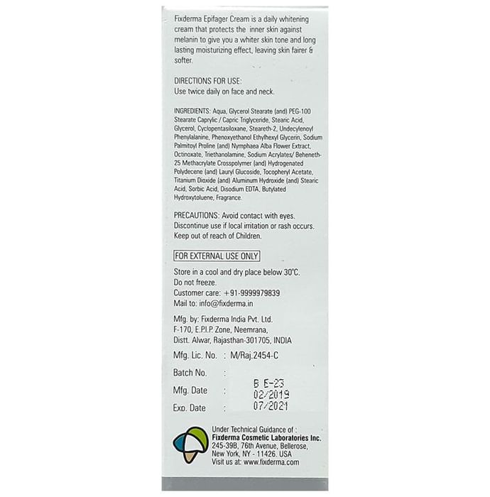 Fixderma Epifager Cream