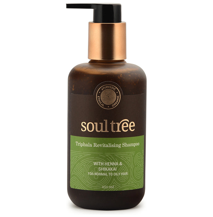 Soul Tree Triphala Revitalising Shampoo with Henna and Shikakai - Classic Derma