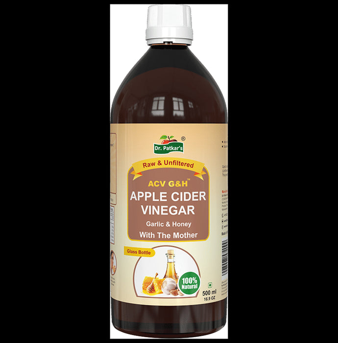 Dr. Patkar's Apple Cider Vinegar with Garlic, Honey & The Mother | Raw & Filtered - Classic Derma