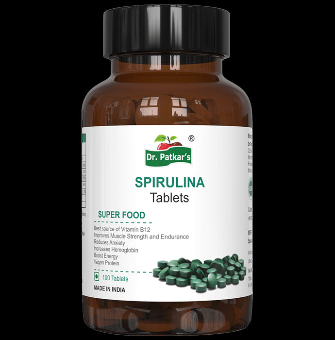 Dr. Patkar's Spirulina Tablet for Immunity, Metabolism & Supports Weight Loss - Classic Derma