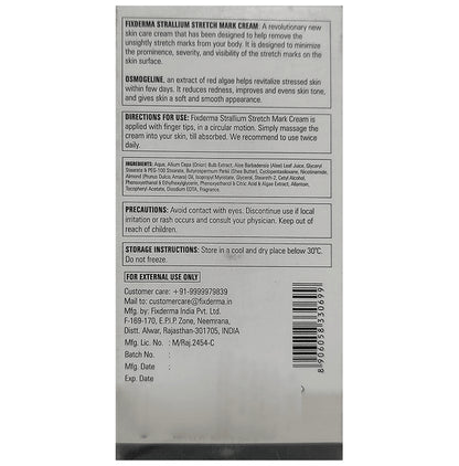 Fixderma Strallium Stretch Mark Cream