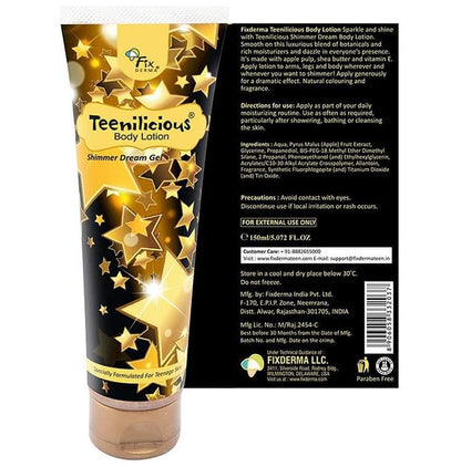 Fixderma Teenilicious Body Lotion Shimmer Dream Gel