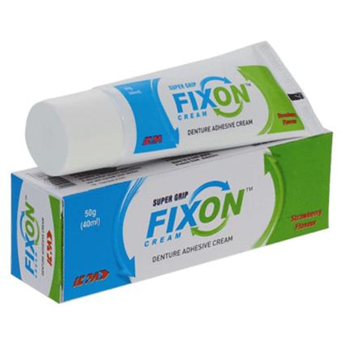 Fixon Denture Adhesive Cream | Flavour Strawberry - Classic Derma