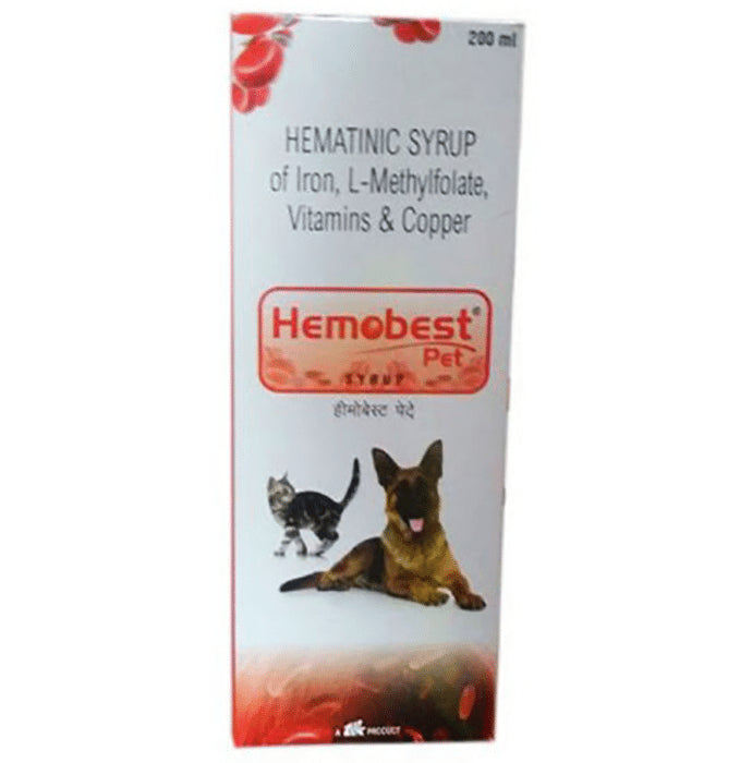 Hemobest Pet Hematinic Syrup - Classic Derma