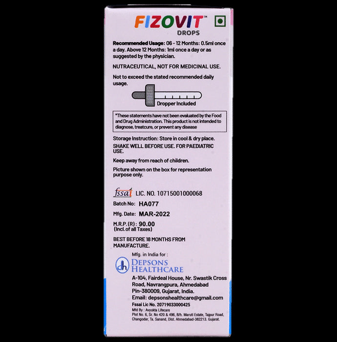 Fizovit Oral Drops