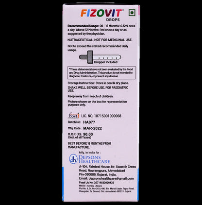 Fizovit Oral Drops
