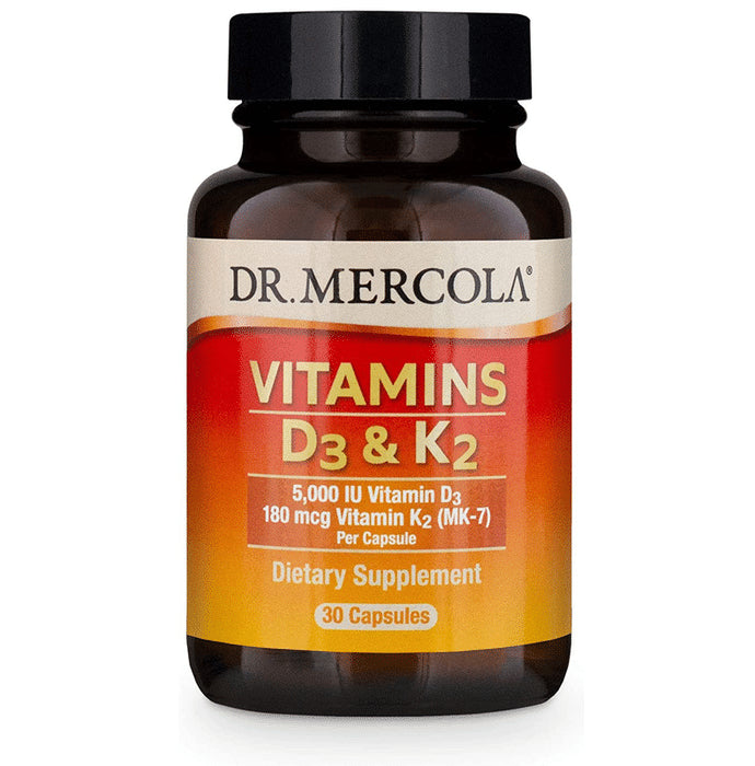 Dr. Mercola Vitamin D3 & K2 Capsule - Classic Derma