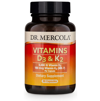 Dr. Mercola Vitamin D3 & K2 Capsule - Classic Derma