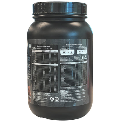 Dr. Morepen 100% Whey Protein Powder Infused With Vitamins & Minerals Double Chocolate