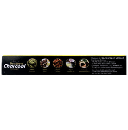 Dr. Morepen Dentosys Charcoal Toothpaste with Toothbrush Free