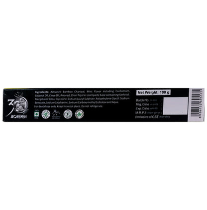 Dr. Morepen Dentosys Charcoal Toothpaste with Toothbrush Free