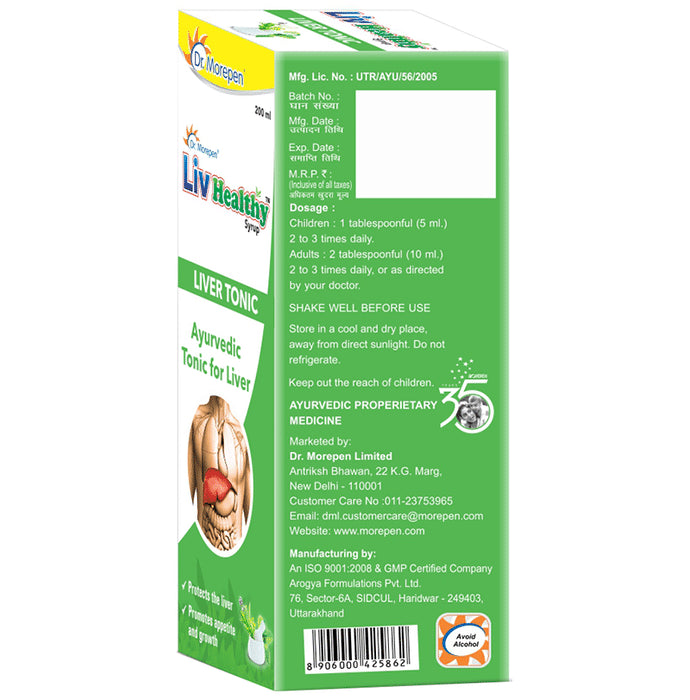 Dr. Morepen Liv Healthy Syrup