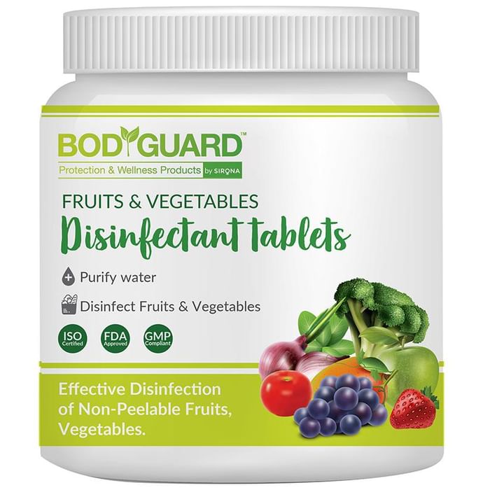 Bodyguard Fruits & Vegetables Disinfectant Tablet - Classic Derma