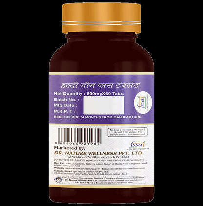 Dr. Nature Haldi Neem Plus Tablet