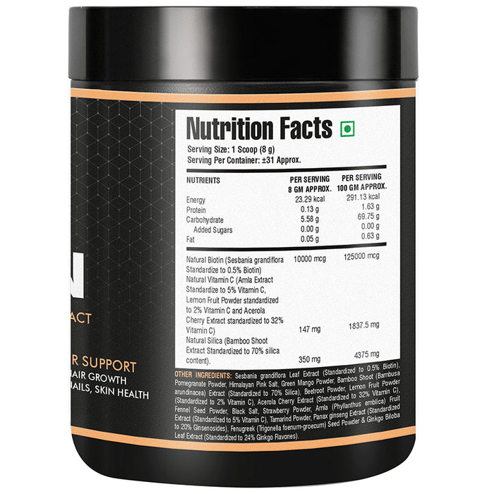 Dr. Nutra Plant Based Biotin Powder