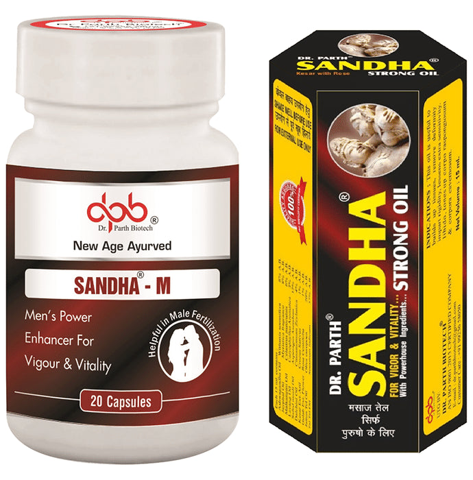 Dr. Parth Sandha Oil (15ml) and Capsule (20) - Classic Derma