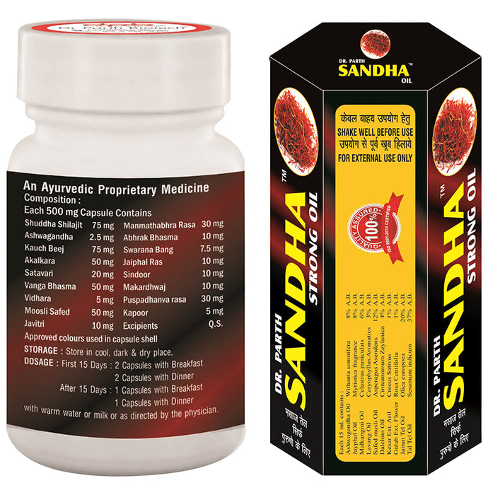 Dr. Parth Sandha Oil (15ml) and Capsule (20)