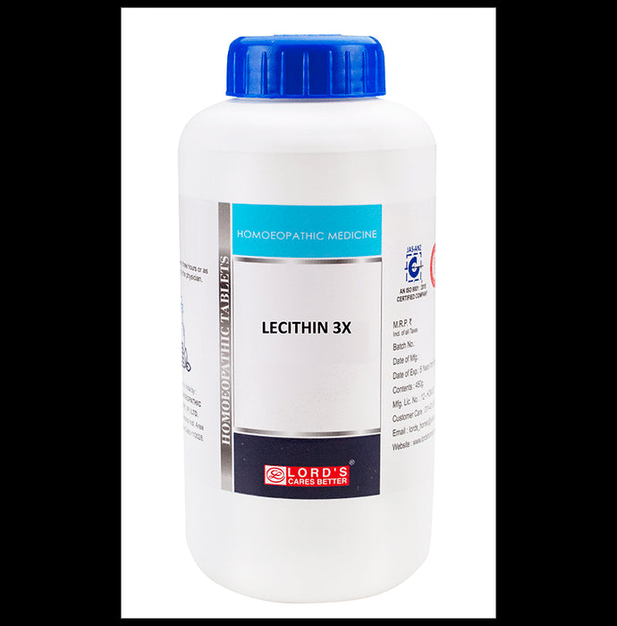 Lord's Lecithin Trituration Tablet 3X - Classic Derma