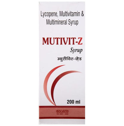 Mutivit-Z Lycopene, Multivitamin & Multimineral Syrup