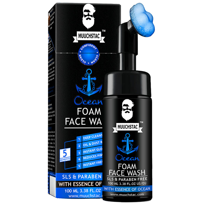 Muuchstac Ocean Foam Face Wash - Classic Derma