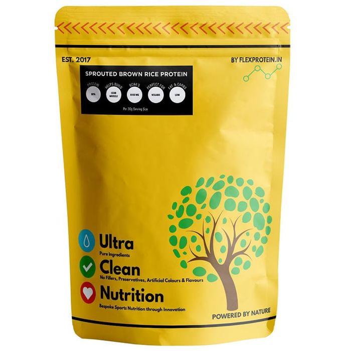 Flex Protein Sprouted Brown Rice Protein Unflavoured - Classic Derma