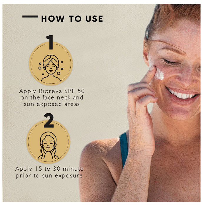 Bioreva Hydrating DNA Protection Broad Spectrum Sunscreen Cream SPF 50
