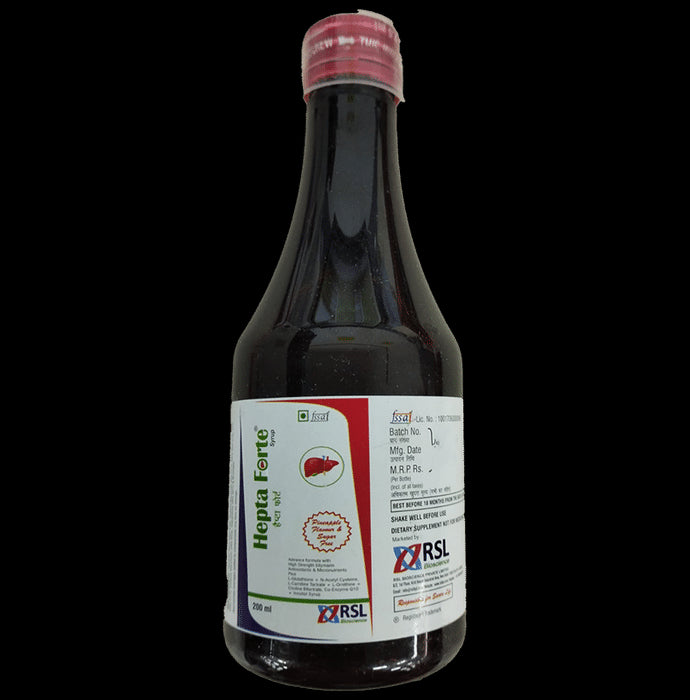 Hepta Forte Syrup Pineapple Sugar Free