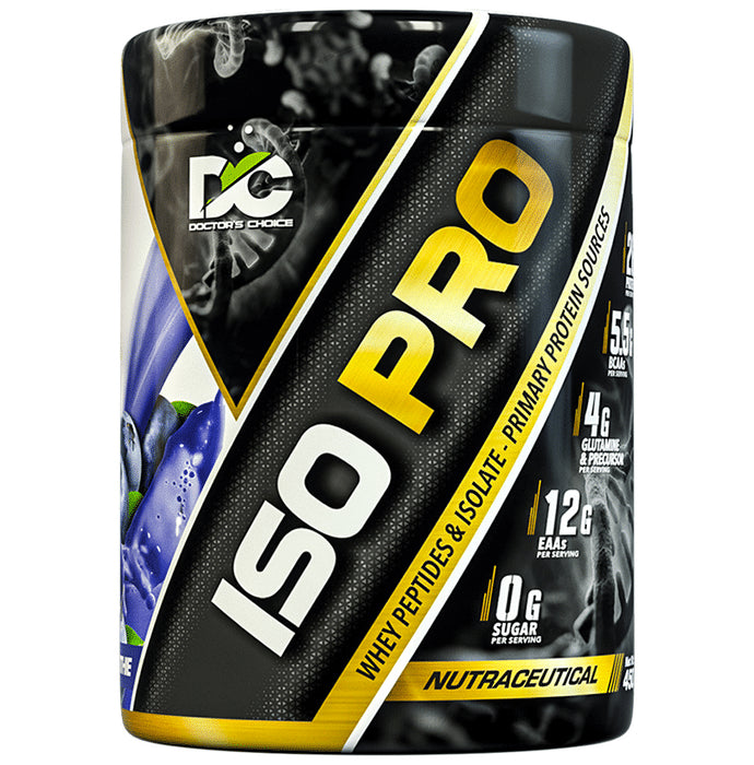 DC Doctor's Choice Iso Pro Whey Peptide & Isolate Powder Blueberry - Classic Derma