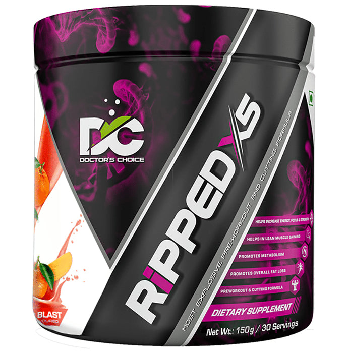 DC Doctor's Choice Ripped X5 Powder Orange Mango Blast - Classic Derma